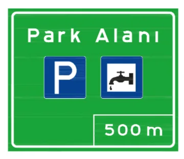 Park Alanı Levhası