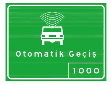Başüstü Şerit Seçimi Levhası