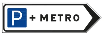 Kavşak İçi Yön Levhası (Metro)